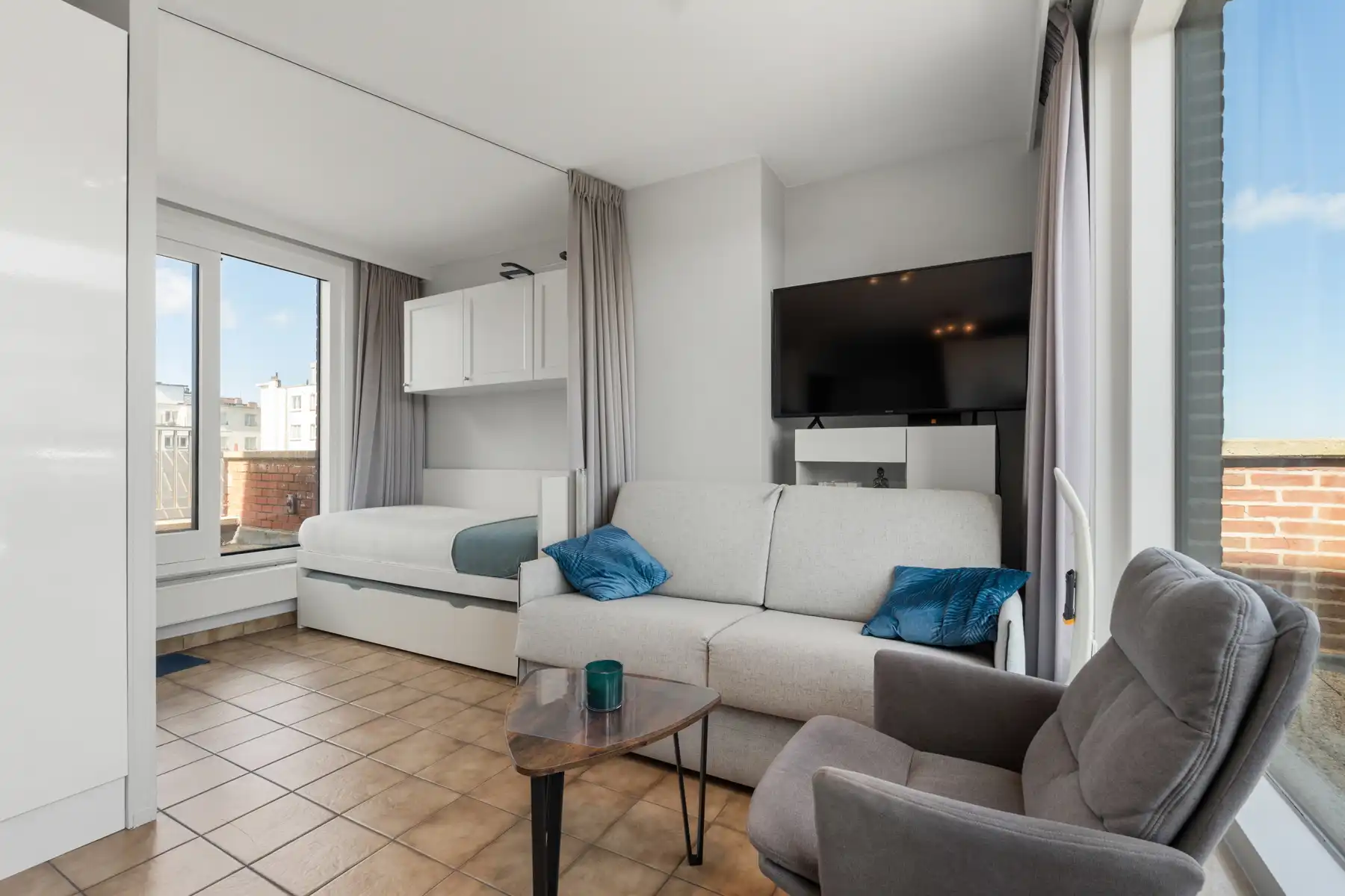 Studio-penthouse met zeezicht foto 4