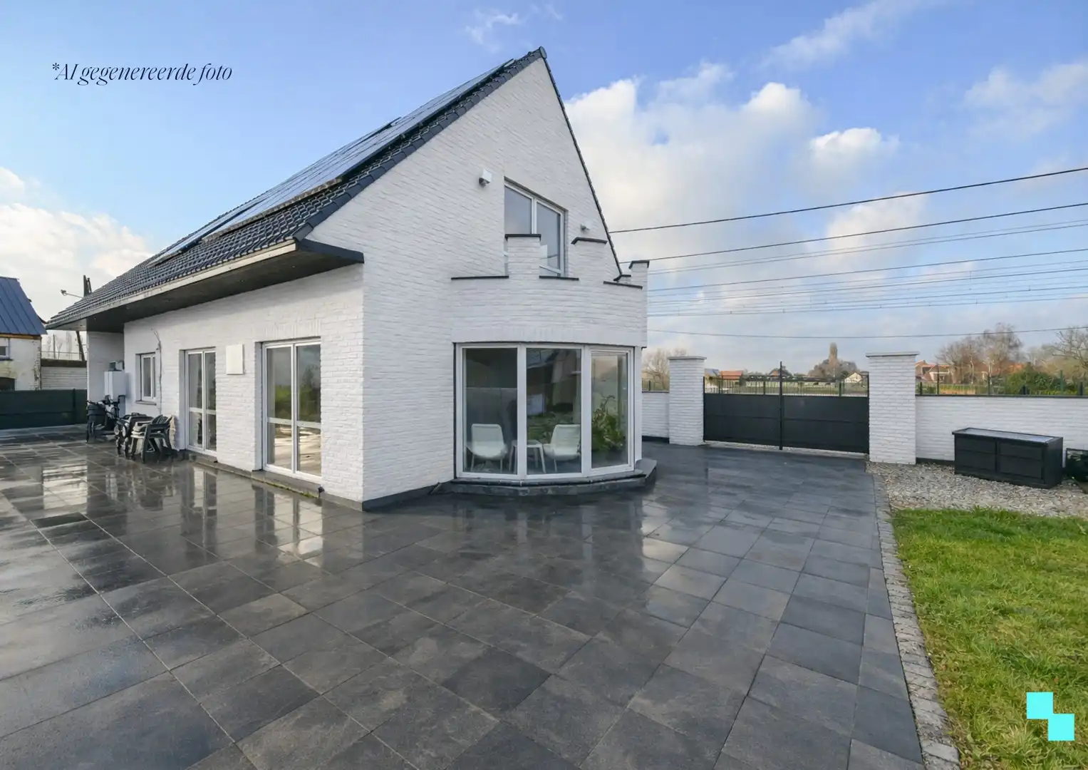 Vrijstaande woning op een afgelegen weg in Desselgem! foto 14
