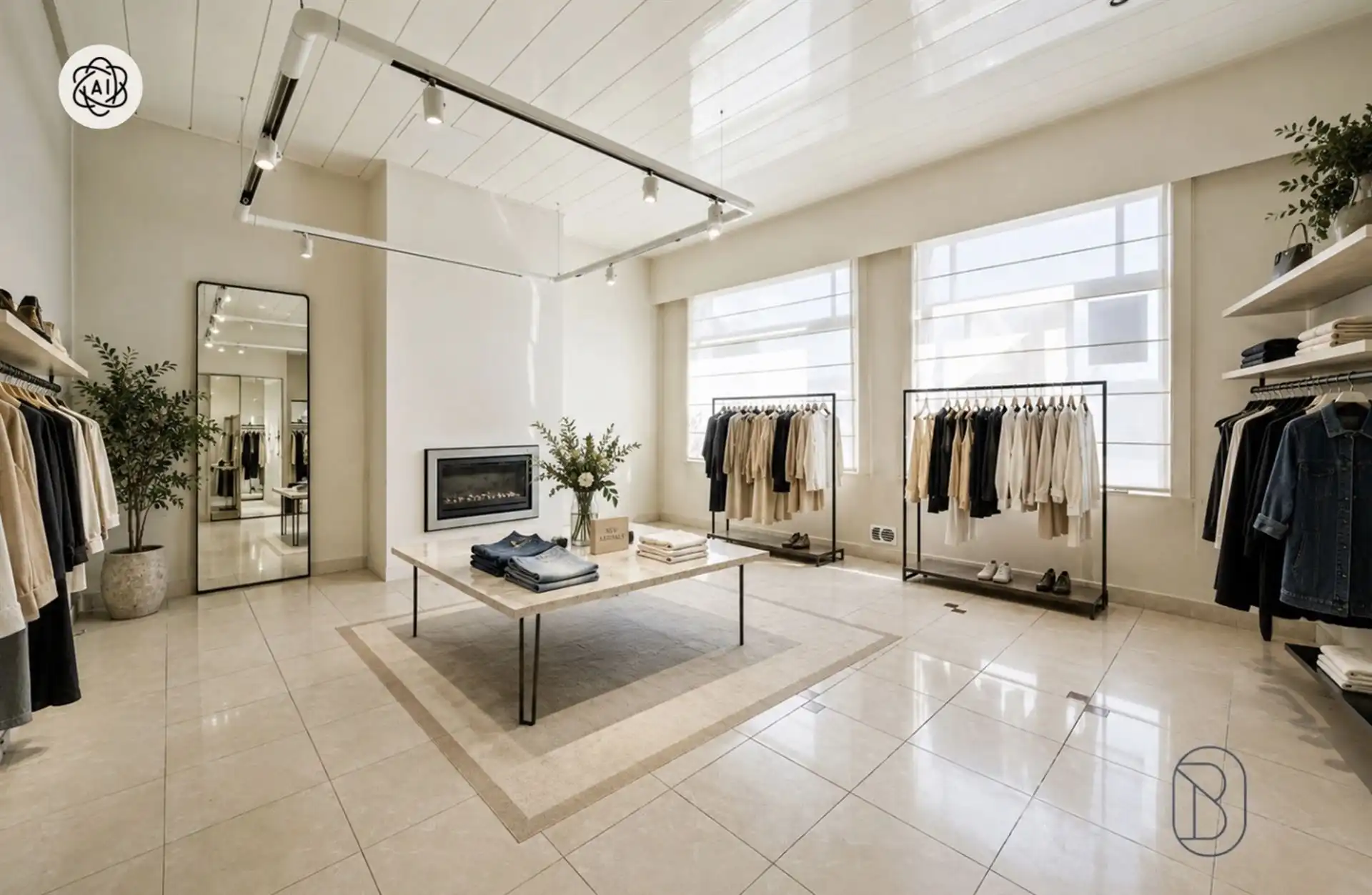 Handelspand met woonst op toplocatie aan het Shopping Center foto 6