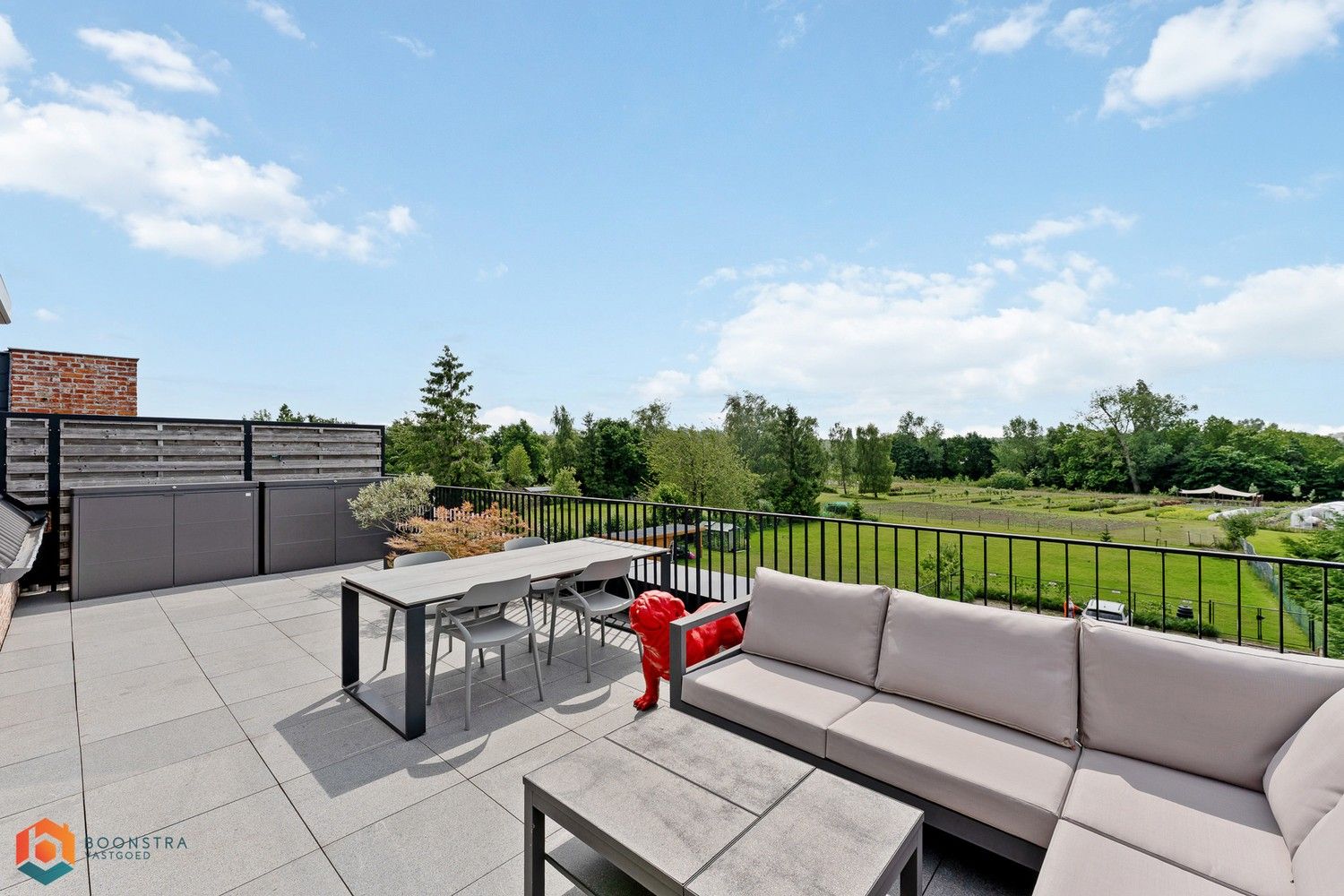 Luxueus duplex app. met 2 slpkrs en royaal terras (37m²) te Reet foto 11