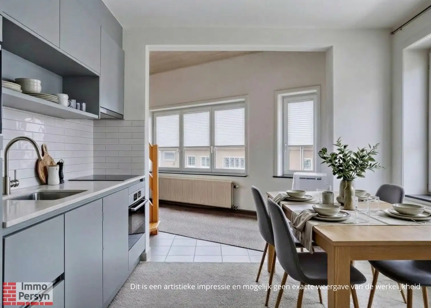 Instapklare duplex met 2 slaapkamers in uniek hoekgebouw – op wandelafstand van station Aarschot foto 5