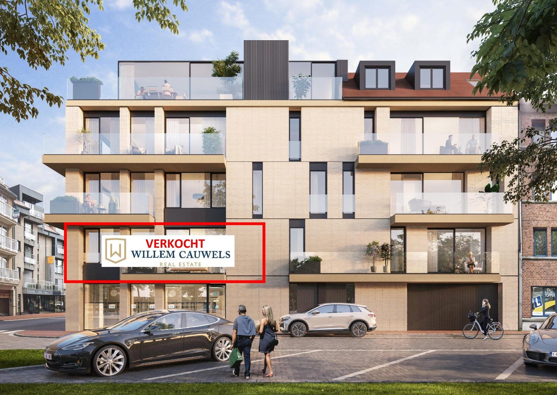 Residentie Florian: Modern twee slaapkamer appartement in het bruisende hart van Knokke foto {{pictureIndex}}