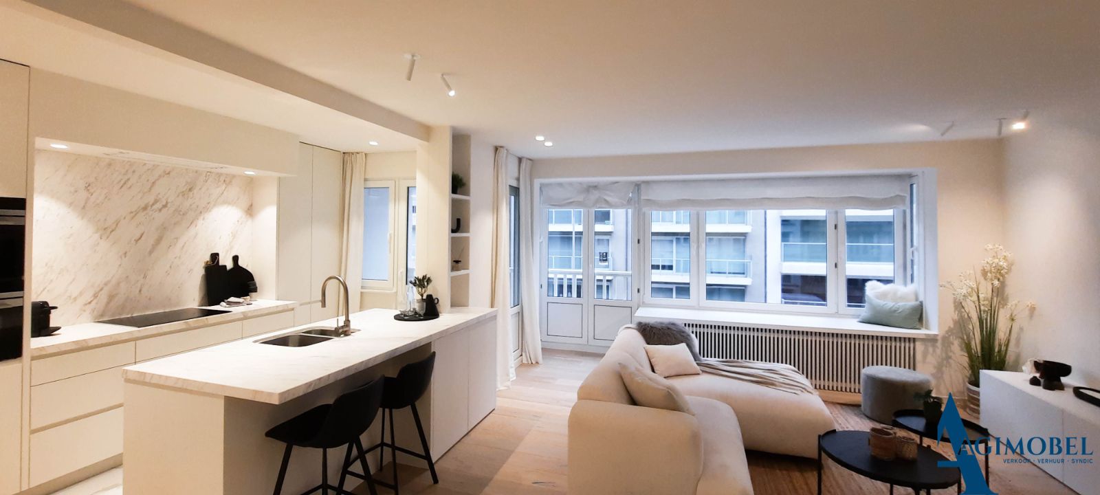 Prachtig  appartement met lateraal zeezicht en 3 slaapkamers te Knokke. foto 3