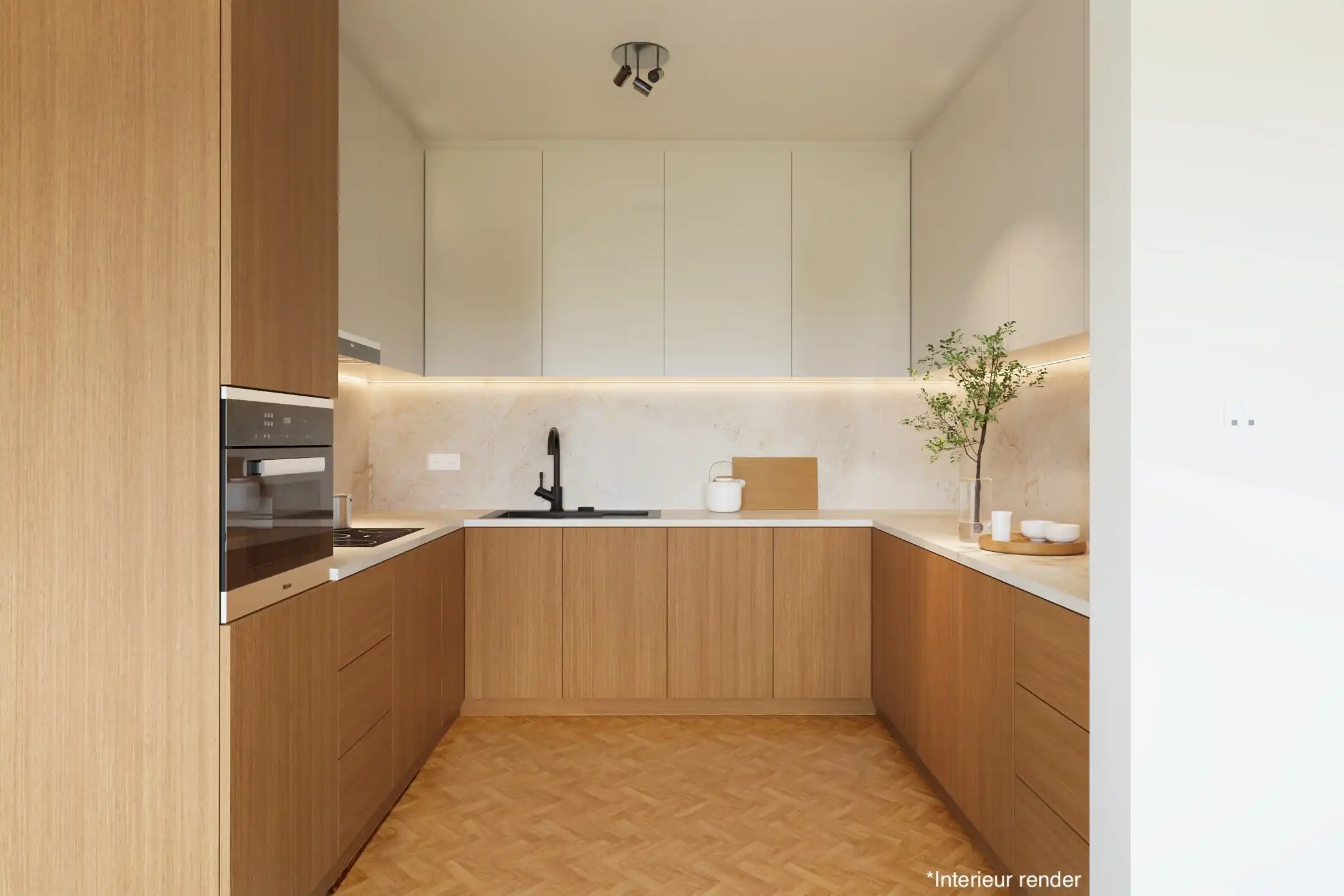 Gelijkvloers appartement met 2 slaapkamers en garagebox in centrum Beringen foto 8