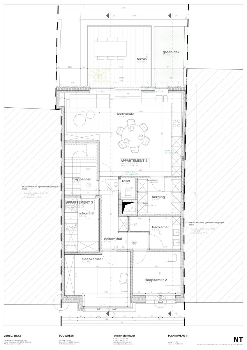 BEN nieuwbouwappartement met 1 slaapkamer, terras en garage foto 5