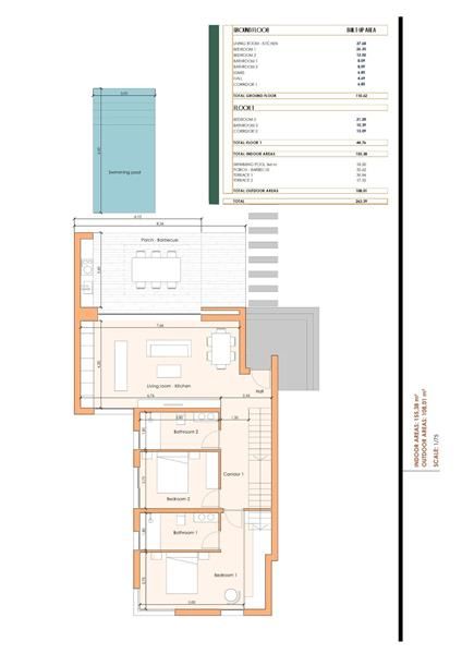 NIEUWBOUW HALFVRIJSTAANDE VILLA'S IN ALTAONA GOLFRESORT, MURCIA foto 13