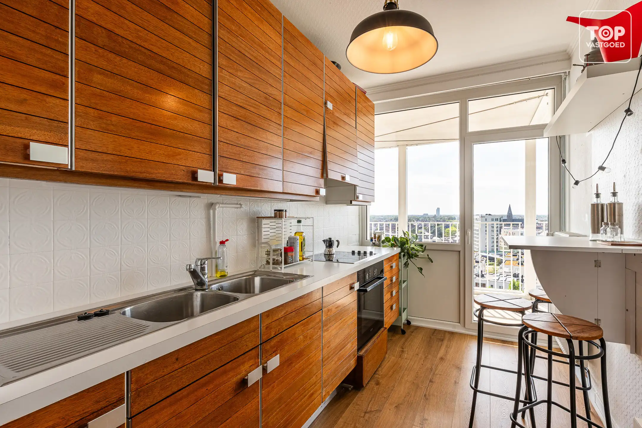 Lichtrijk appartement met groot terras en prachtig zicht over Gent foto 8