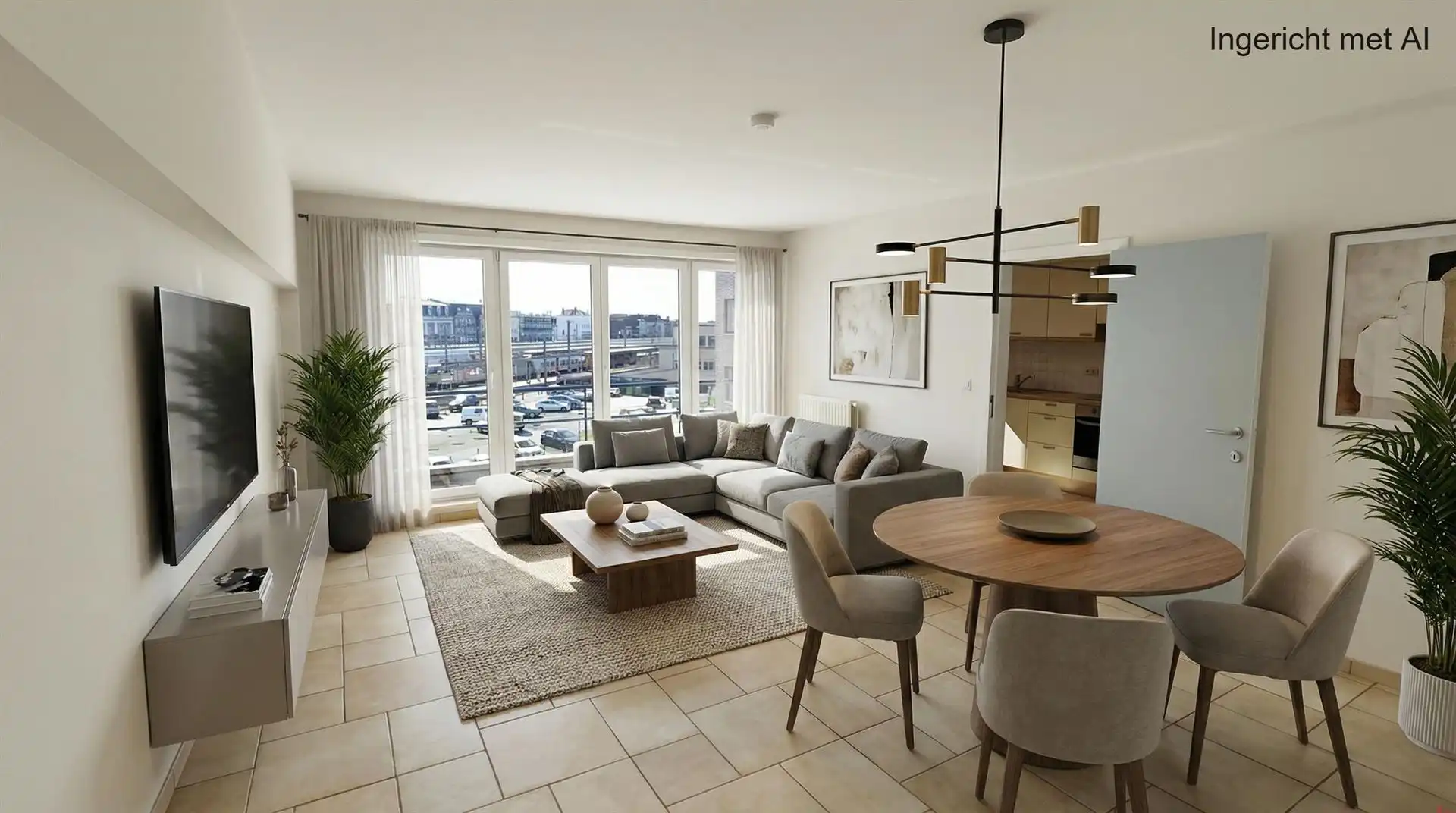 Lichtrijk appartement nabij station foto 3