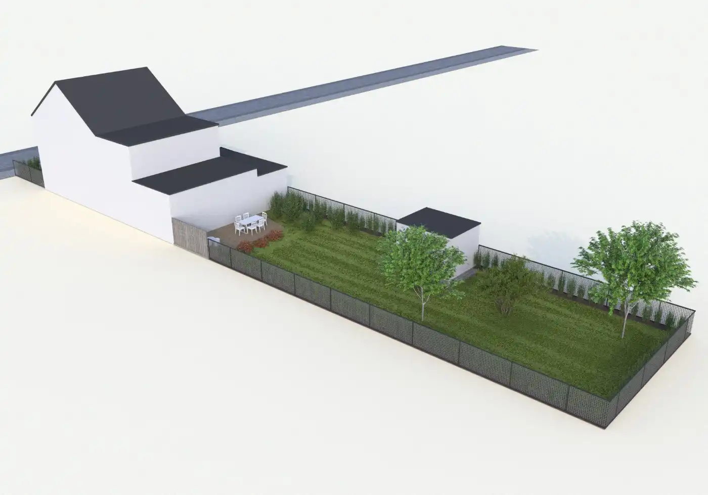 Rustig gelegen bouwgrond voor een halfopen bebouwing op 553m² foto 6