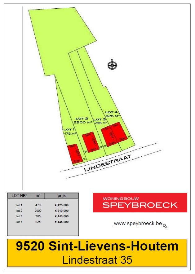 SINT-LIEVENS-HOUTEM - Lindestraat 35 lot 4 foto 4