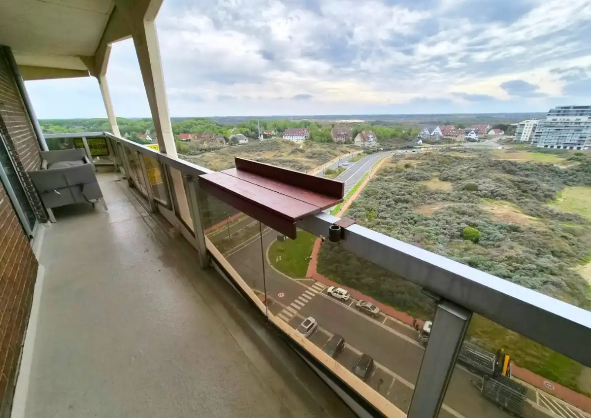 HOEKAPPARTEMENT MET PANORAMISCH ZEEZICHT TE KOOP IN DE PANNE : foto 12