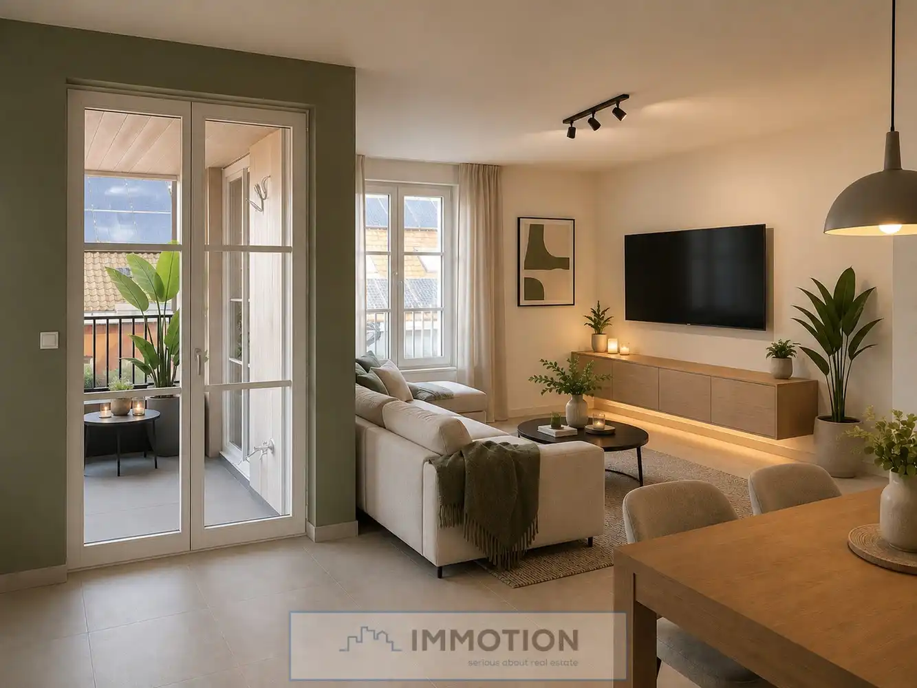 Nieuw appartement met 2 slaapkamers, parking en kelderberging - te huur Zwevegem centrum foto 3