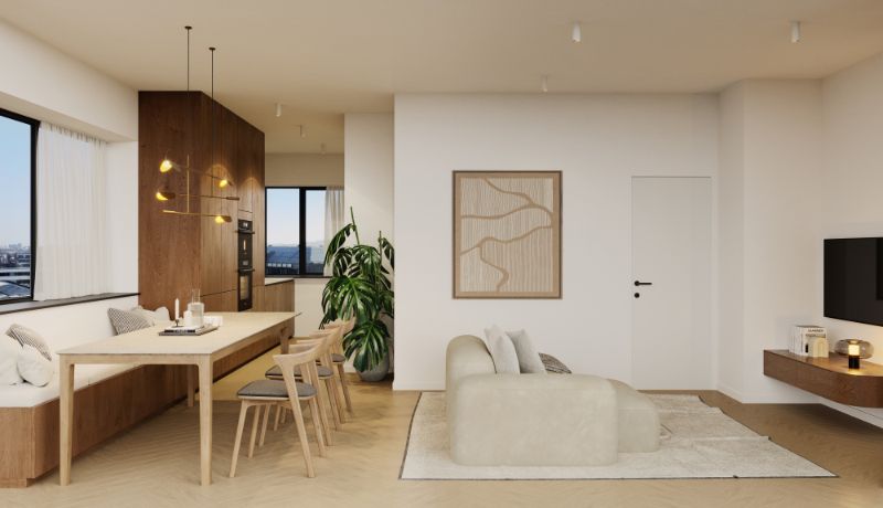 Unieke penthouse met zicht over de Bijloke-site foto 2