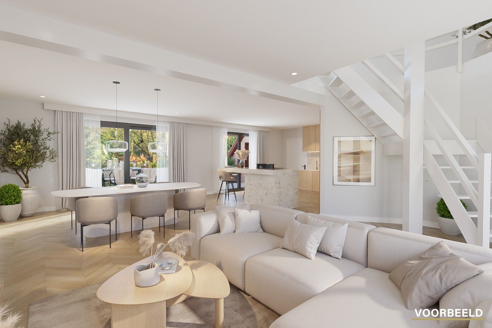Hoofdfoto van de publicatie: Vrijstaande villa in het groen op een perceel van 3501 m²