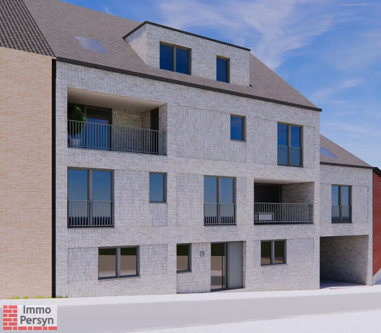 Projectgrond te koop in centrum Scherpenheuvel – 1887 m² met vergunde plannen voor 8 appartementen foto 2