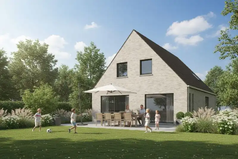 Nieuw te bouwen alleenstaande woning te Sint-Martens-Lierde. foto 2