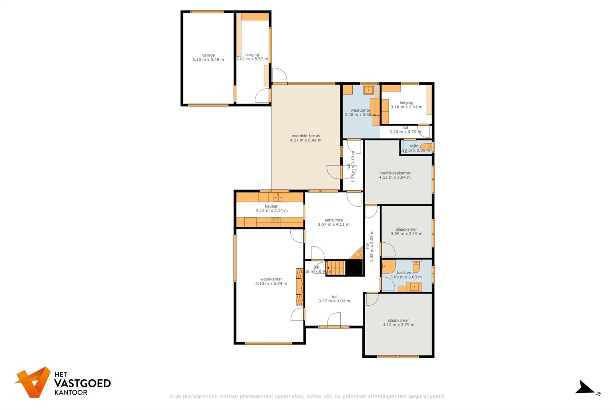 GOED ONDERHOUDEN GELIJKVLOERSE WONING MET 3 SLAAPKAMERS RUSTIG GELEGEN TE STAL foto 36