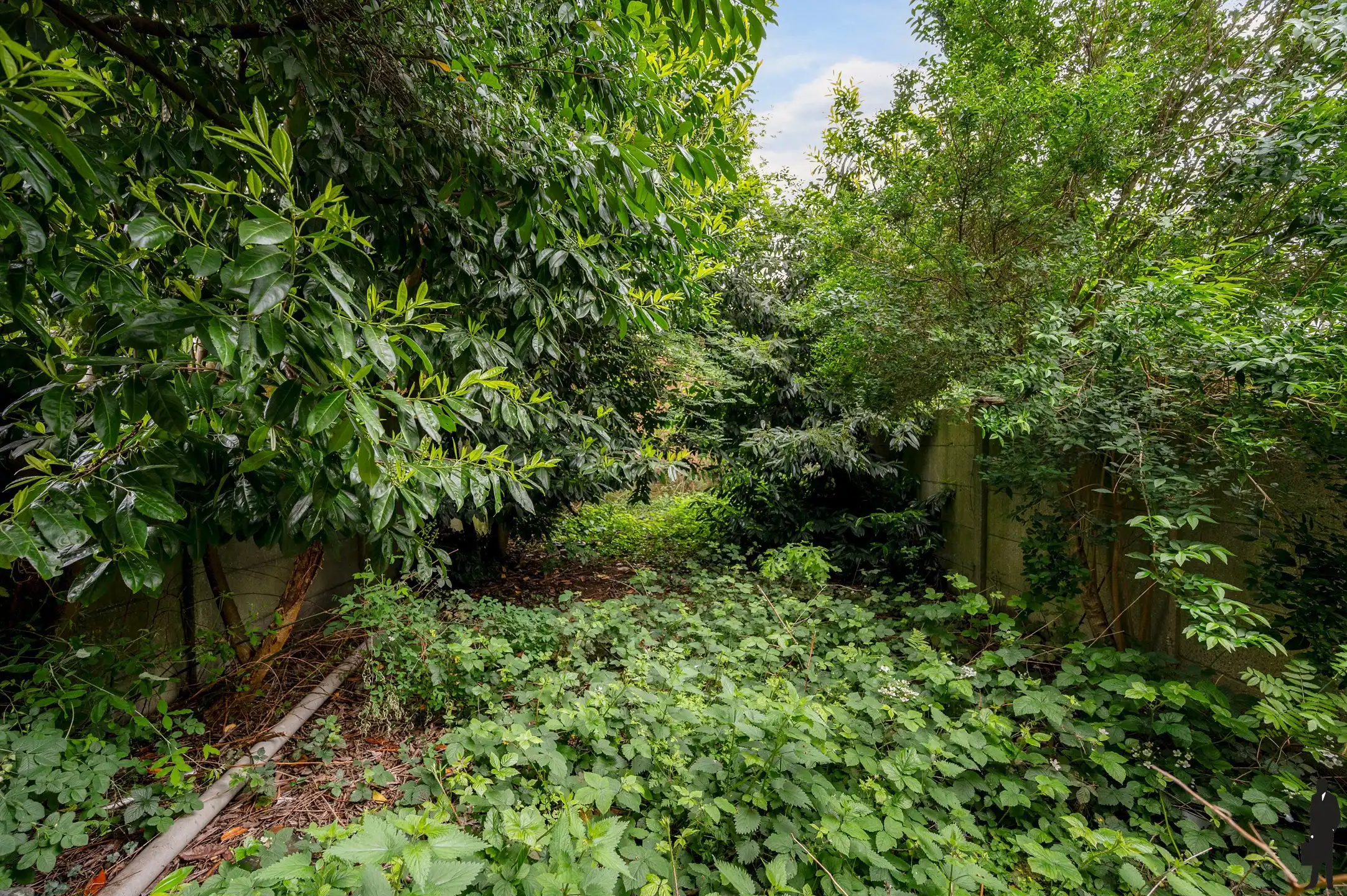Handelsgelijkvloers met grote tuin foto 9