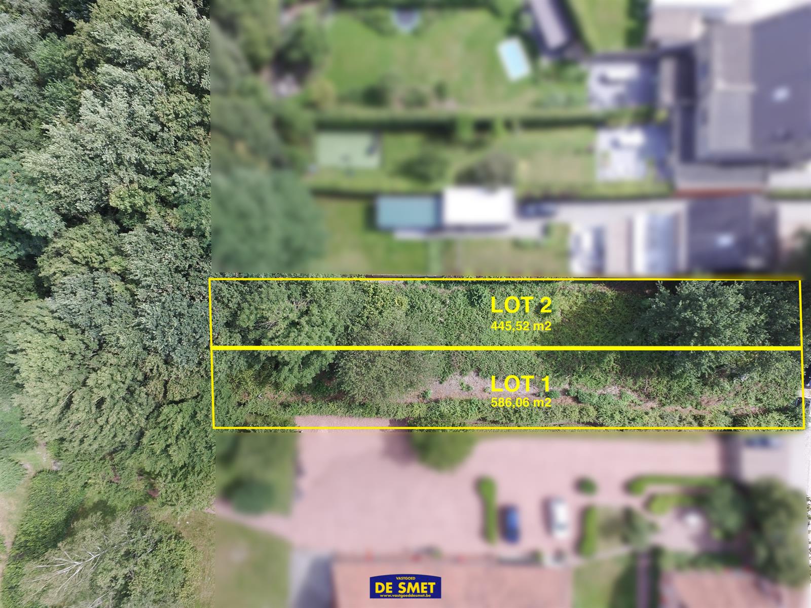 Perceel bouwgrond op 445 m² voor een gesloten bebouwing foto 3