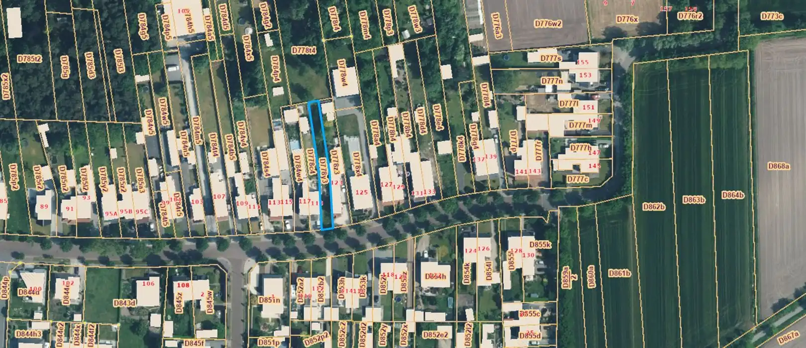 GOED GELEGEN BOUWGROND VAN 387 M² VOOR GESLOTEN BEBOUWING foto 6