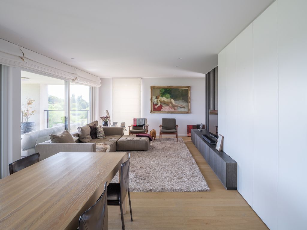 Luxueus appartement met bijzonder ruim terras en zicht op de Schelde te Destelbergen. foto 6