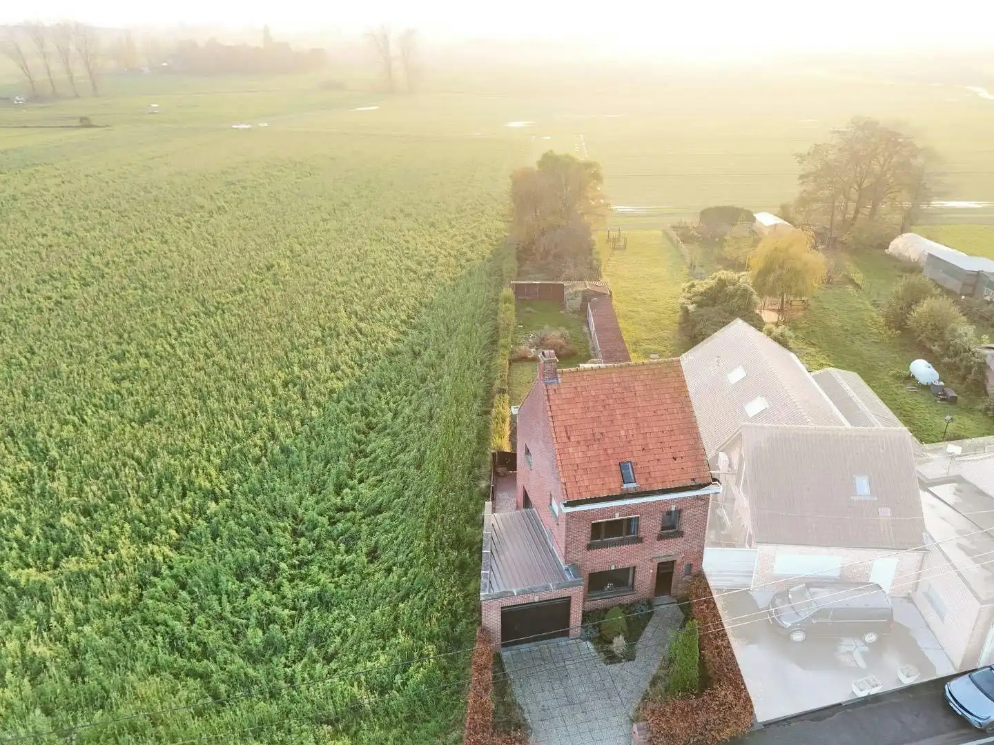Halfopen bebouwing met 4 slaapkamers en garage in Langemark foto 12