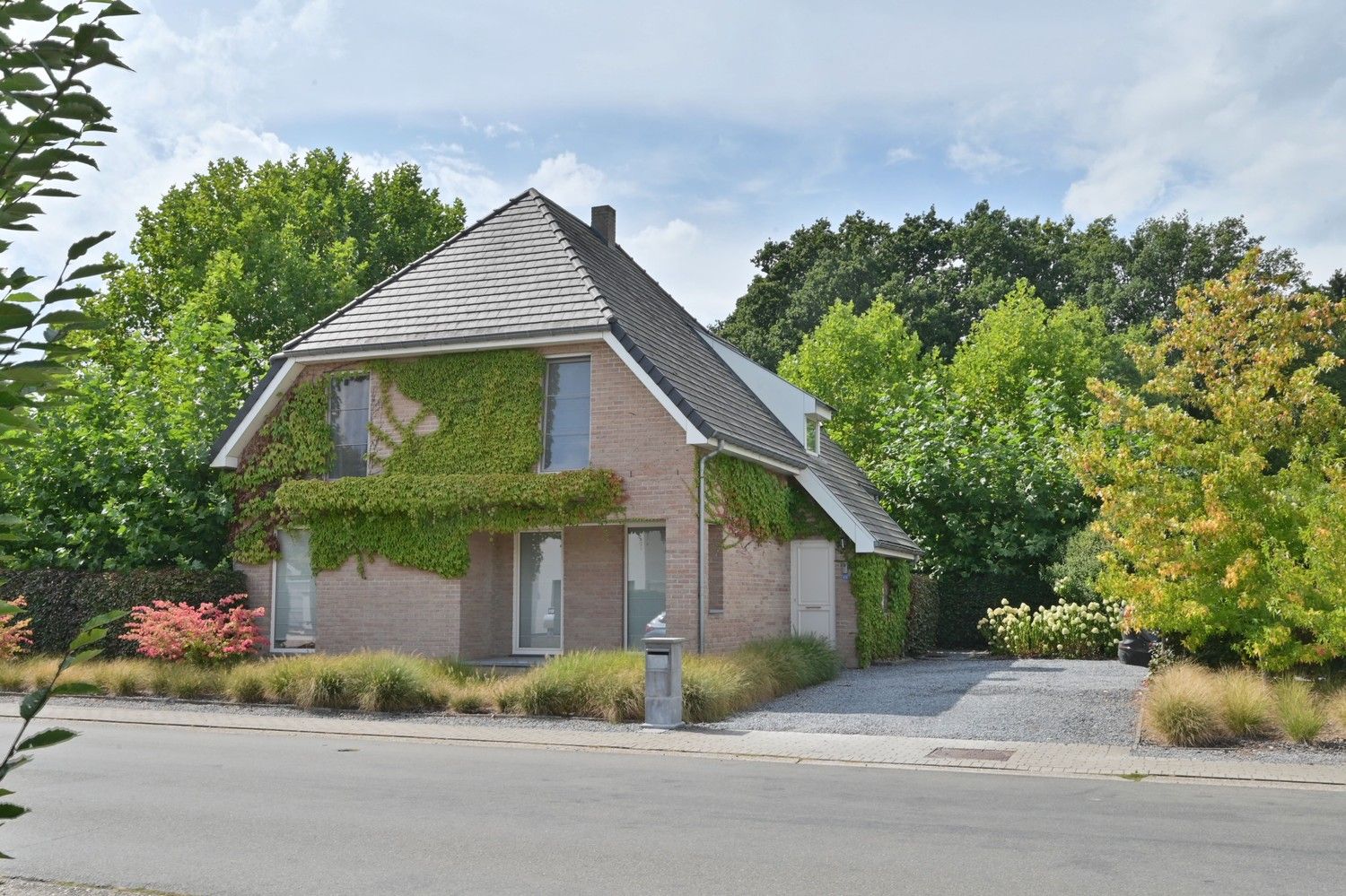 Royale gezinswoning met prachtige leefkeuken op een perceel van 19a, grenzend aan natuurgebied foto {{pictureIndex}}