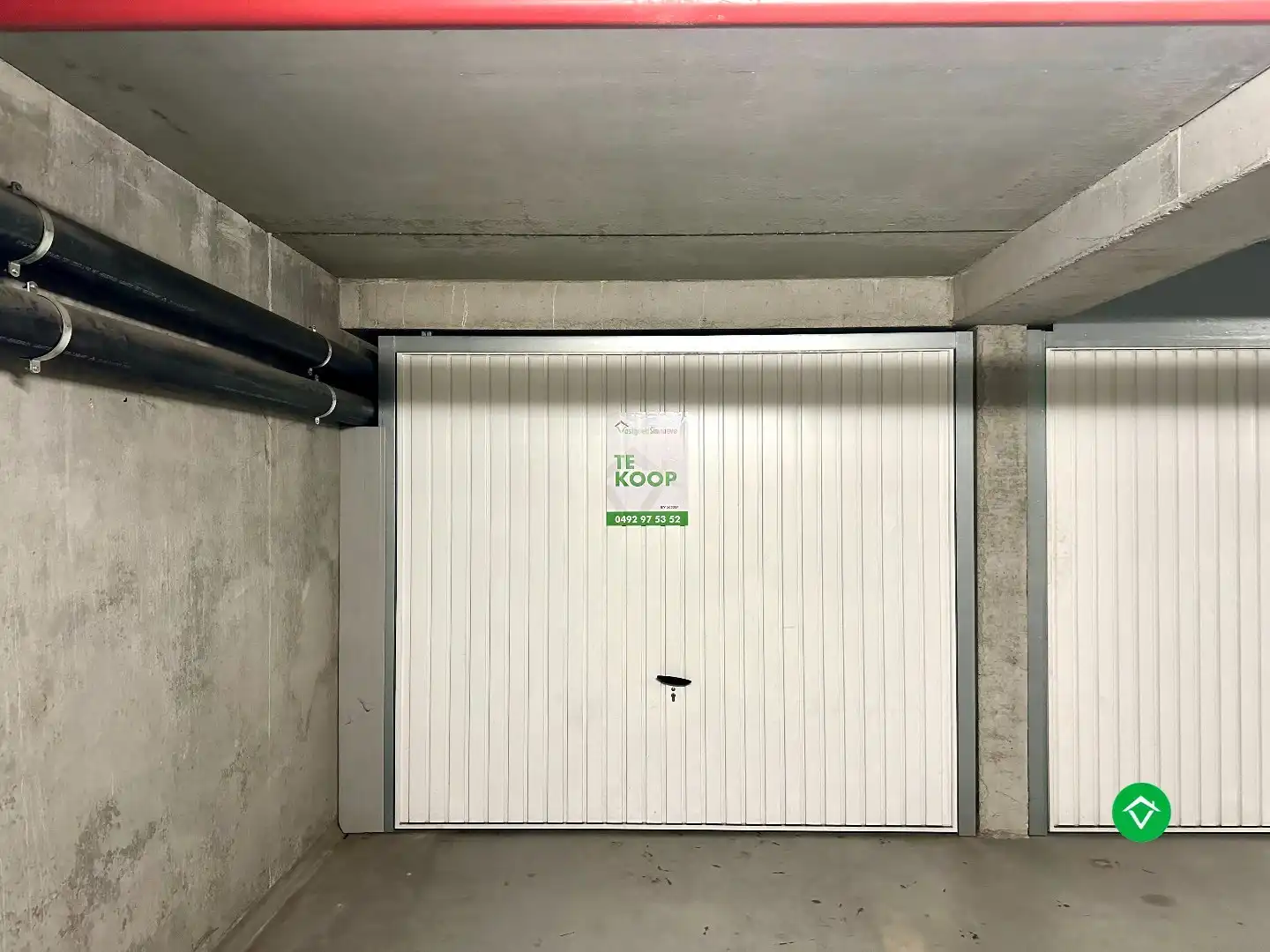 Ondergrondse garage (18,75m²) in centrum Gistel te koop  foto 2