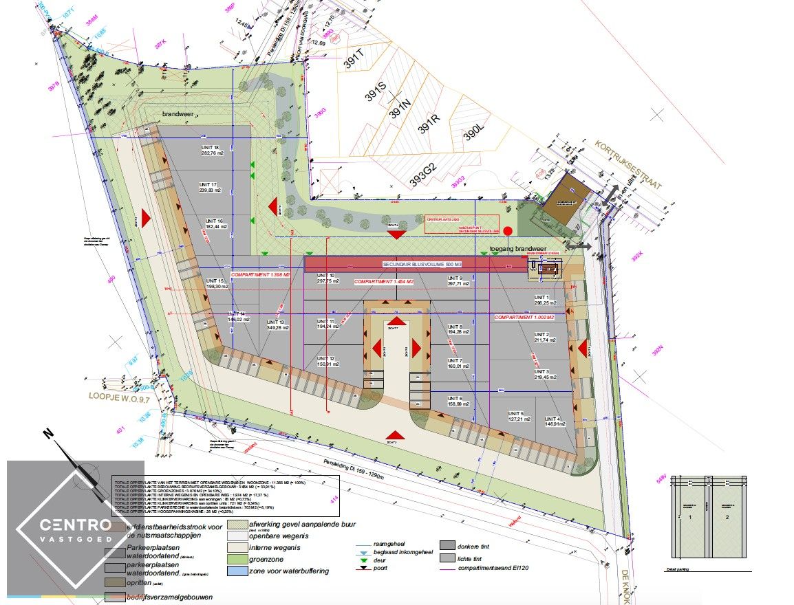 Kwalitatief en goed geïsoleerd NB MAGAZIJN (151m2) met 2 private parkeerplaatsen te Oostkamp (Waardamme). foto 6