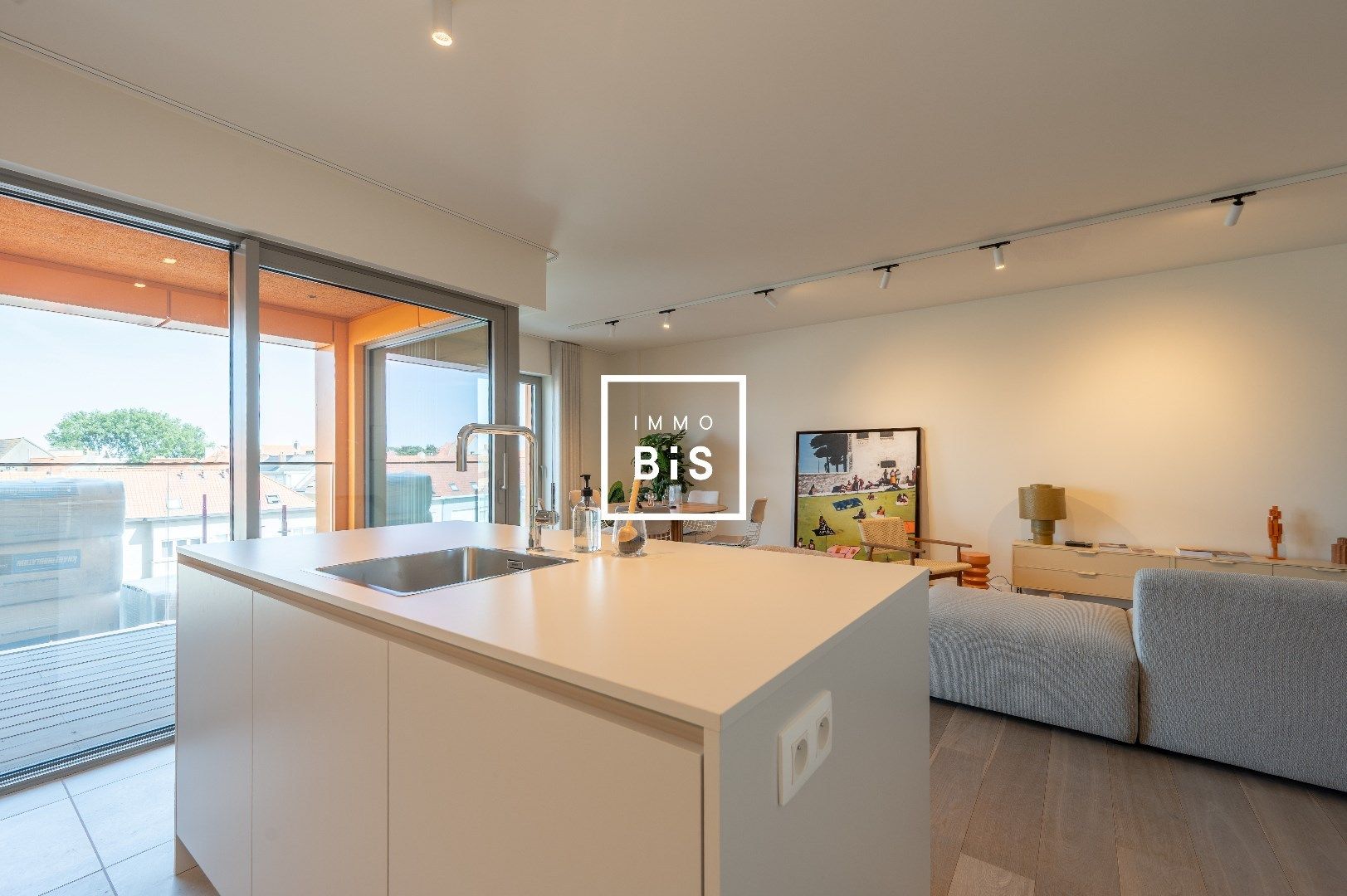 Modelappartement met 2 slaapkamers en oost geörienteerd terras. foto 10