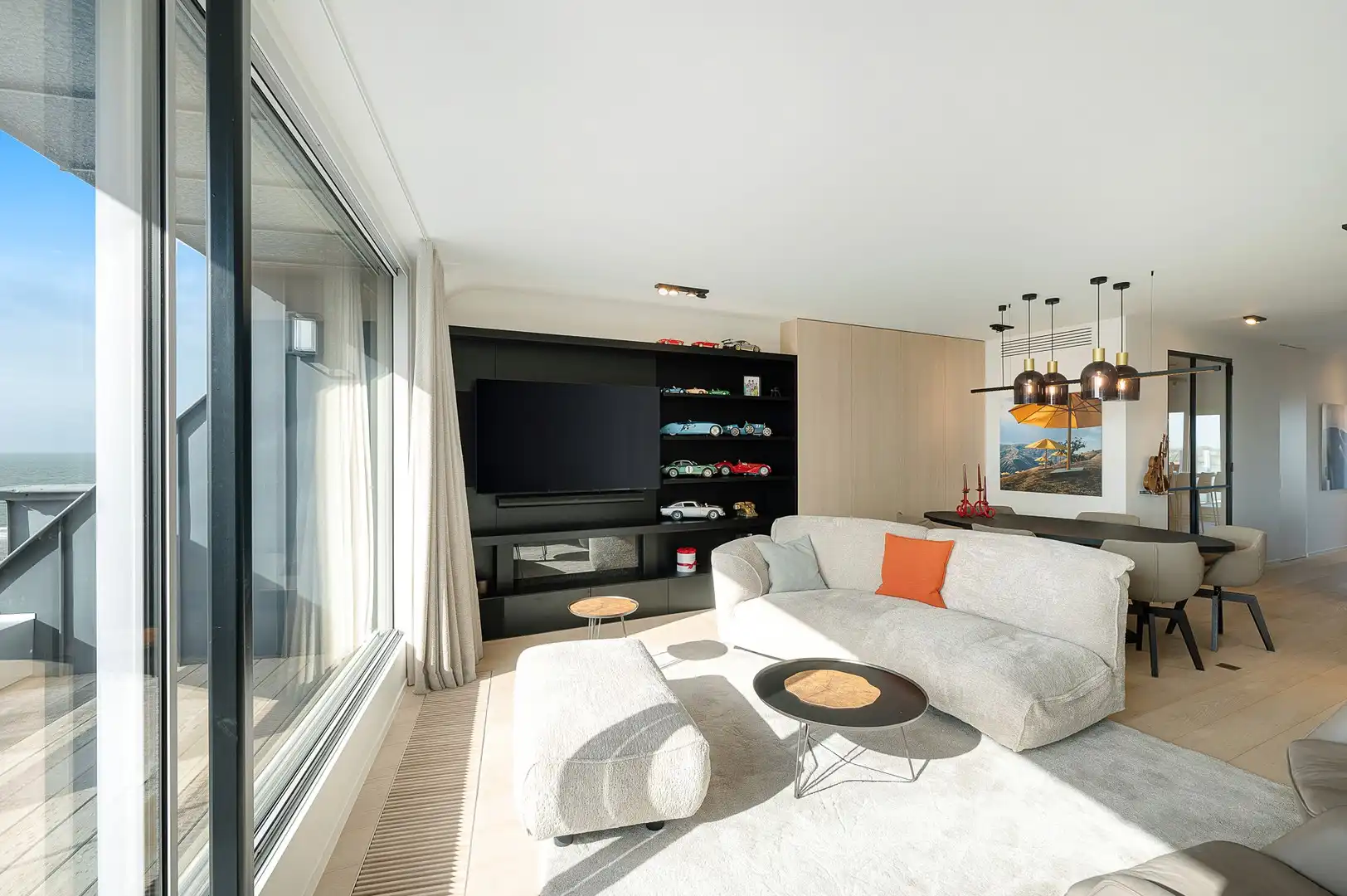 Prachtig duplexappartement met 3 slaapkamers en panoramische uitzichten in het Zoute. foto 3