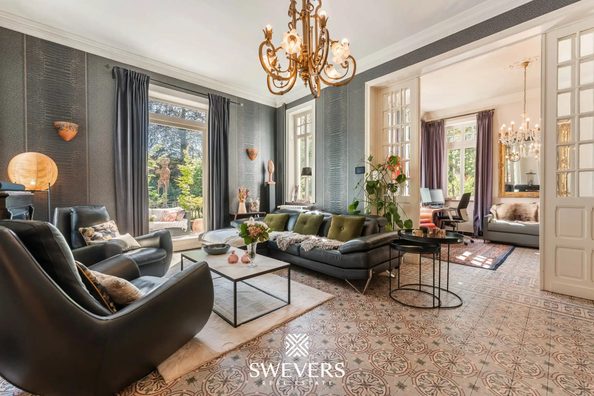 Belle-Epoque parel met 5 slpk in een park op 7.133m² foto 4