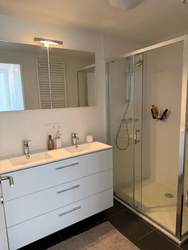 Recent appartement met twee slaapkamers met zeer groot terras en 2 autostaanplaatsen foto 9