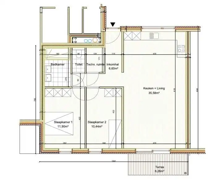 2 SLPK NIEUWBOUW APP. GELIJKVLOERS! foto 9