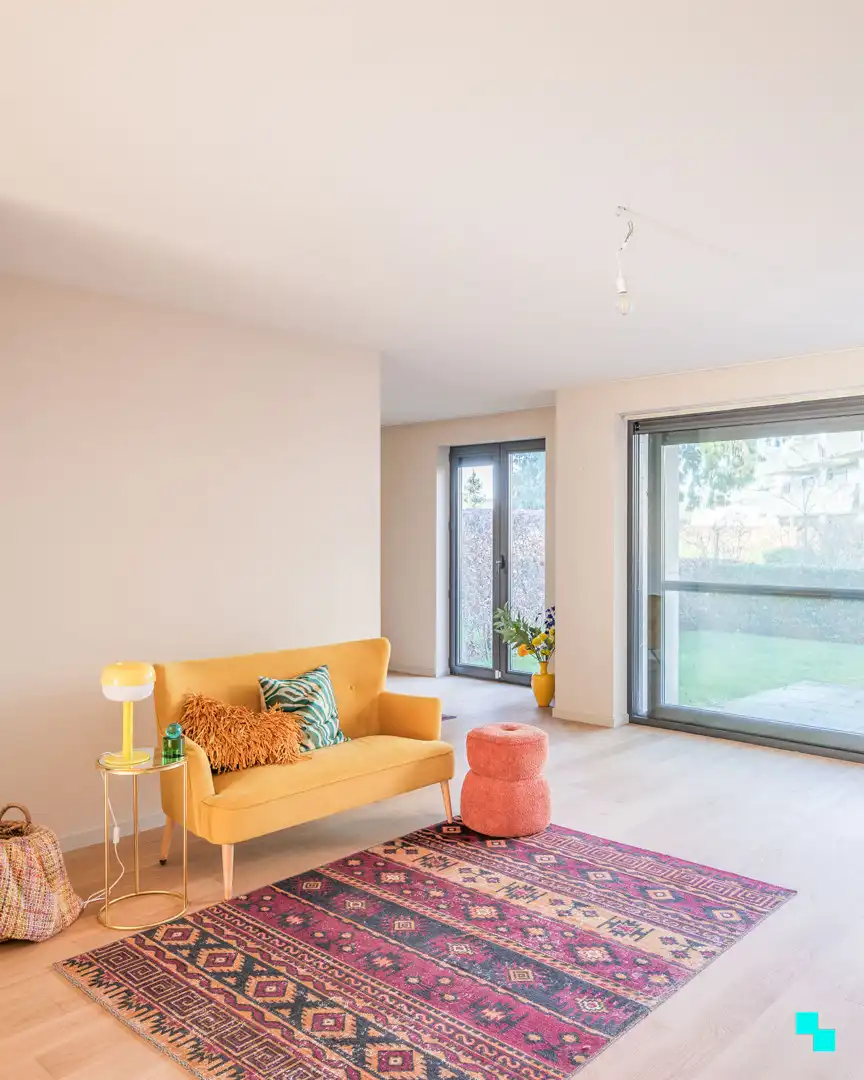 Stijlvol gelijkvloers appartement in zeer groene omgeving foto 3