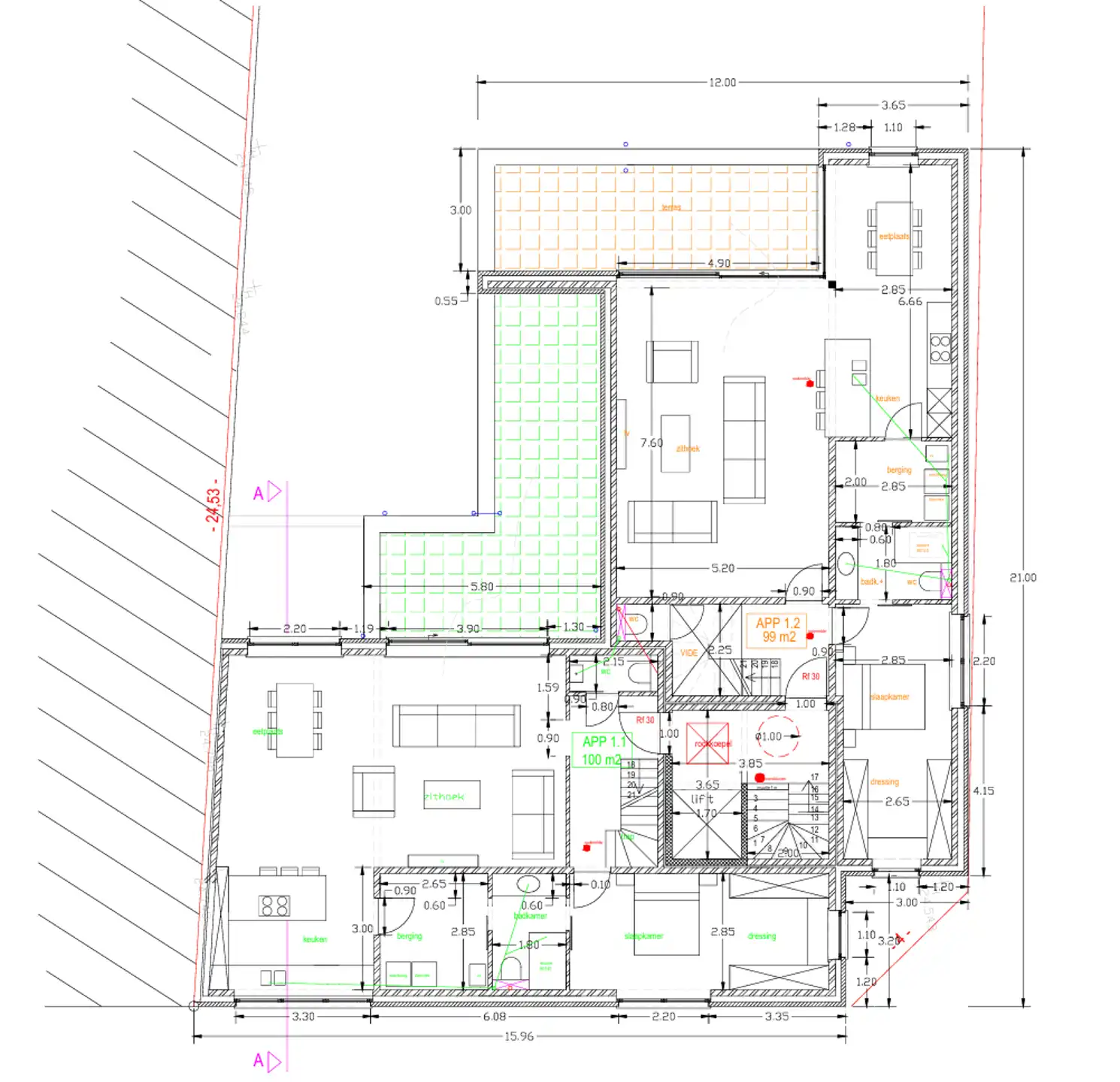 Vergunde projectgrond voor 4 entiteiten te koop! foto 7