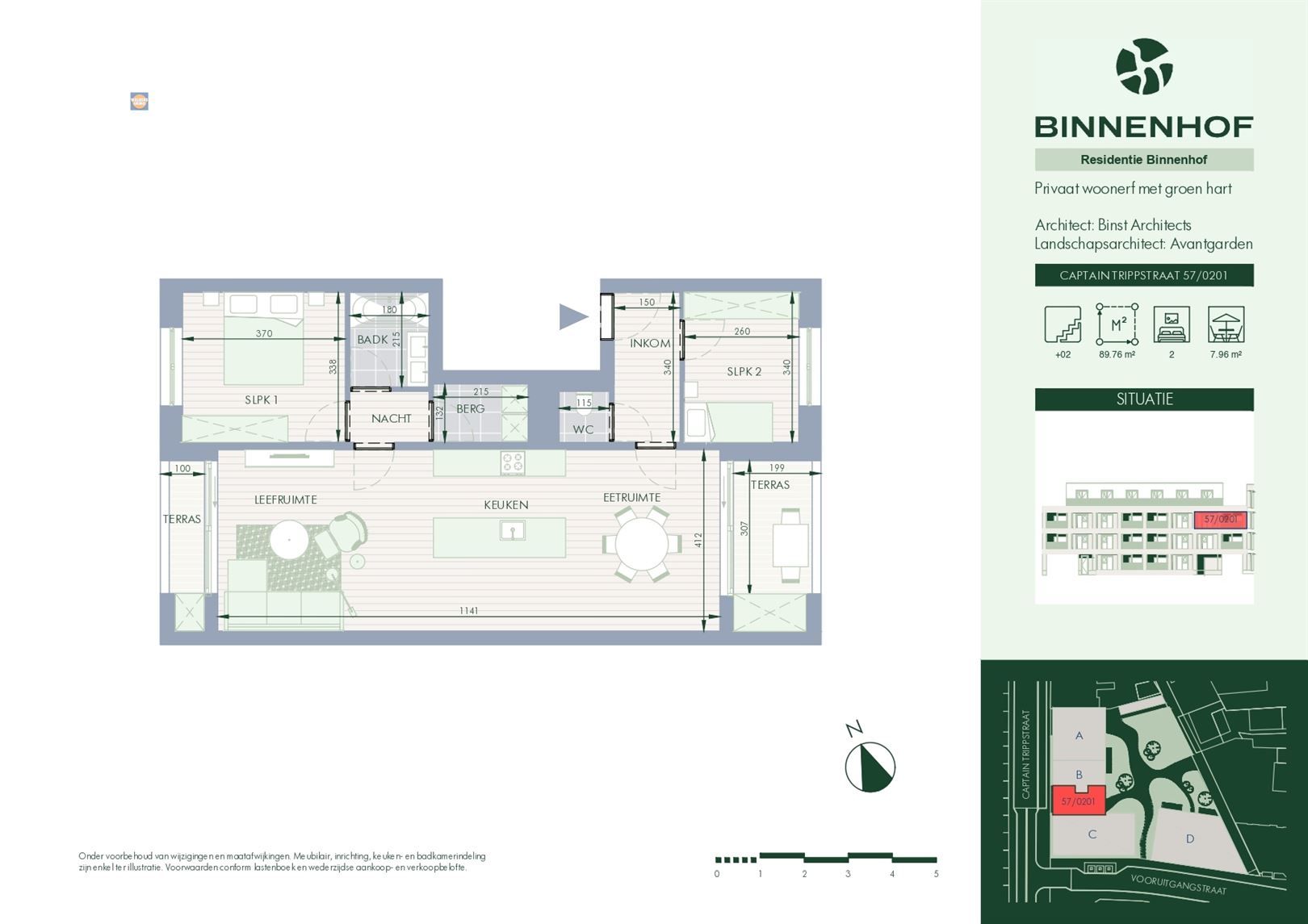 Lichtrijk appartement met twee slaapkamers en buitenruimte foto 6