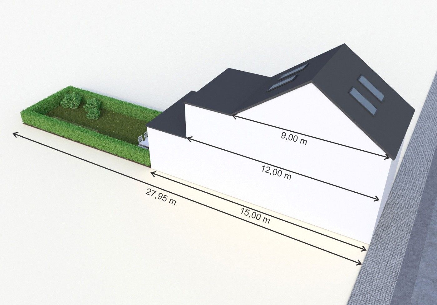 Rustig gelegen bouwgrond voor een gesloten bebouwing op 157m² foto 4