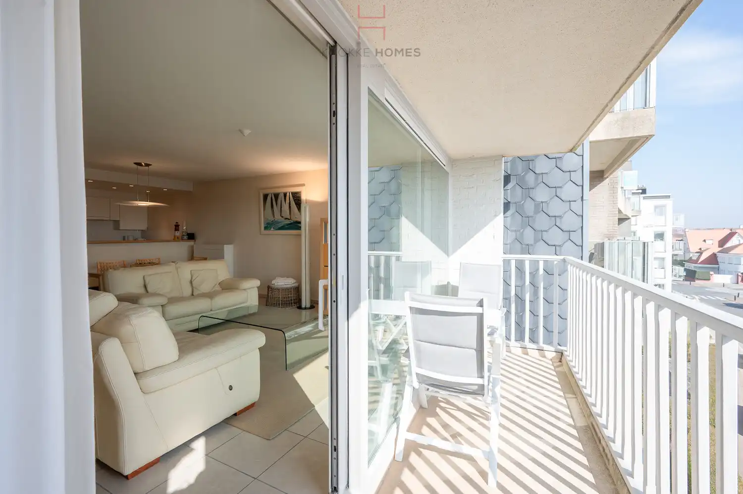 Mooi zonnig appartement gelegen aan het Albertstrand foto 3