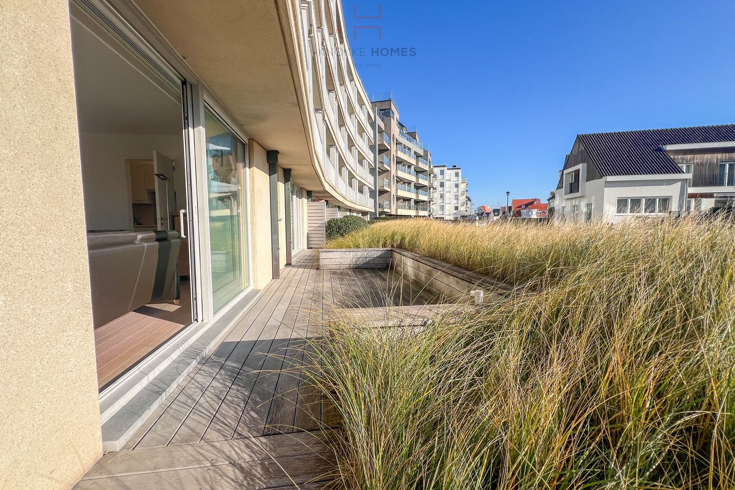 Schitterend gelegen appartement met zonnige terrassen en zijdelings zeezicht aan het Albertstrand foto 9