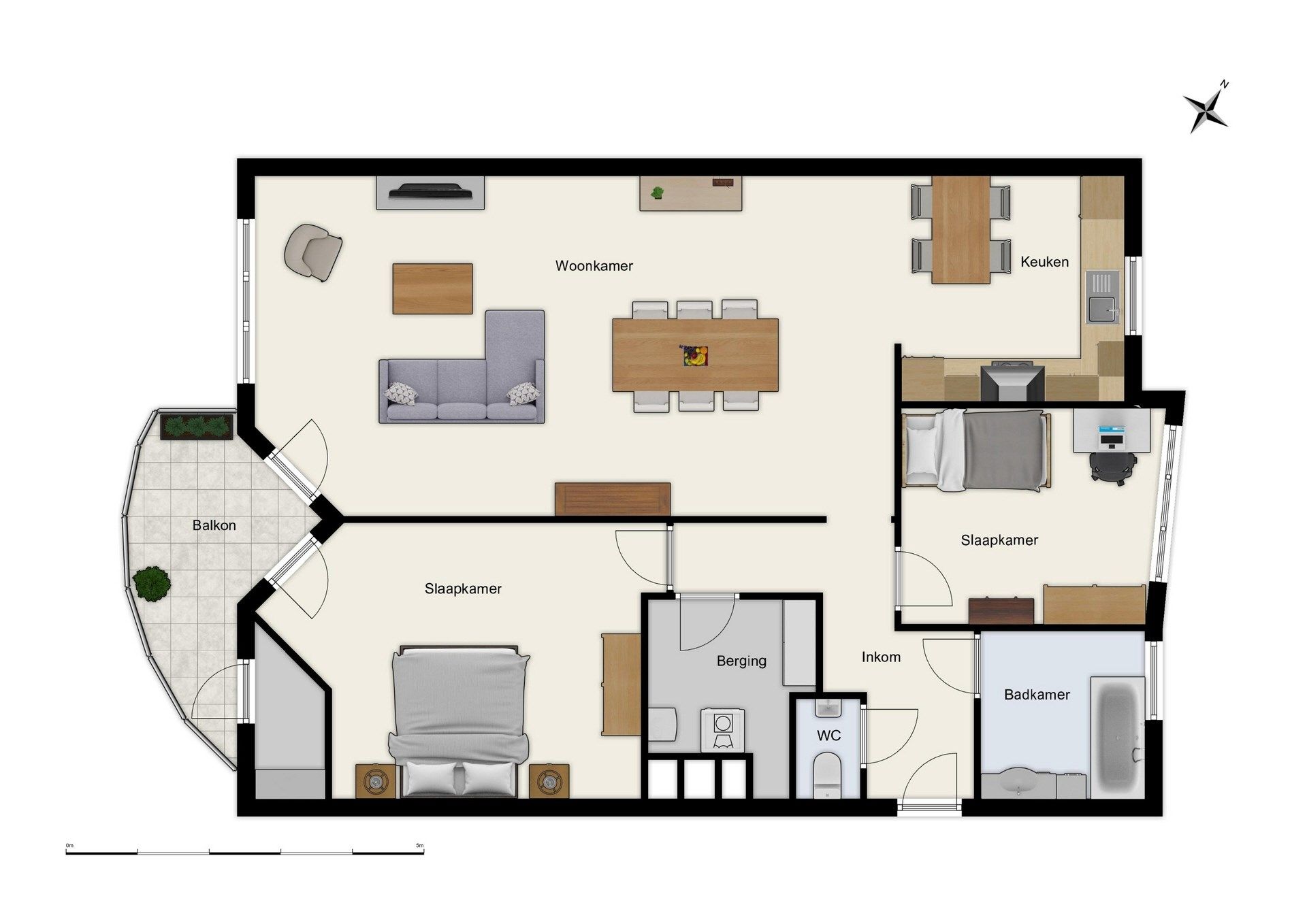 Ruim 2 slpkr appartement in het centrum van Sint-Pauwels (106m²) foto 11