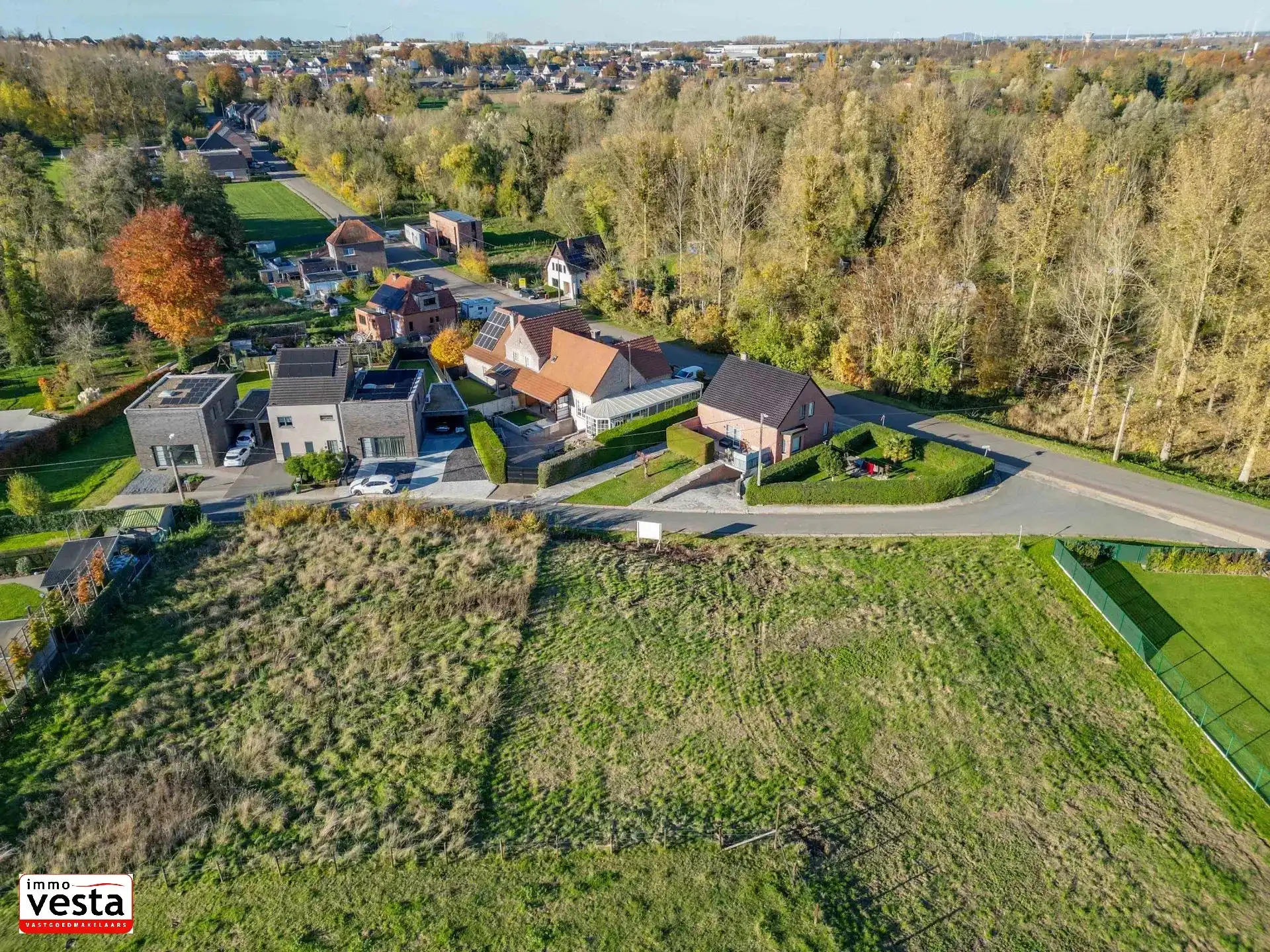 Landelijke gelegen bouwgrond voor  halfopen bebouwing foto 6