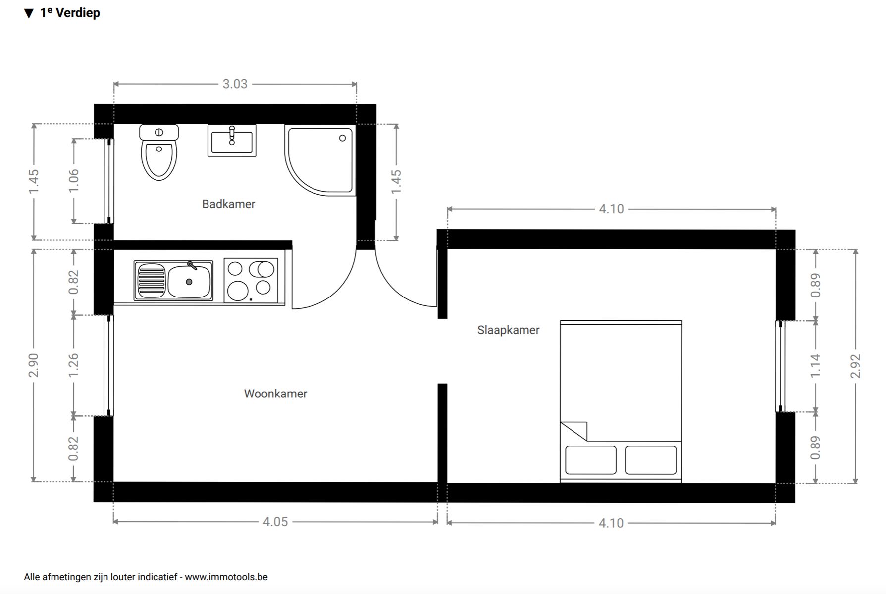 TOPINVESTERING l Karaktervolle studio vlakbij het centrum foto 14