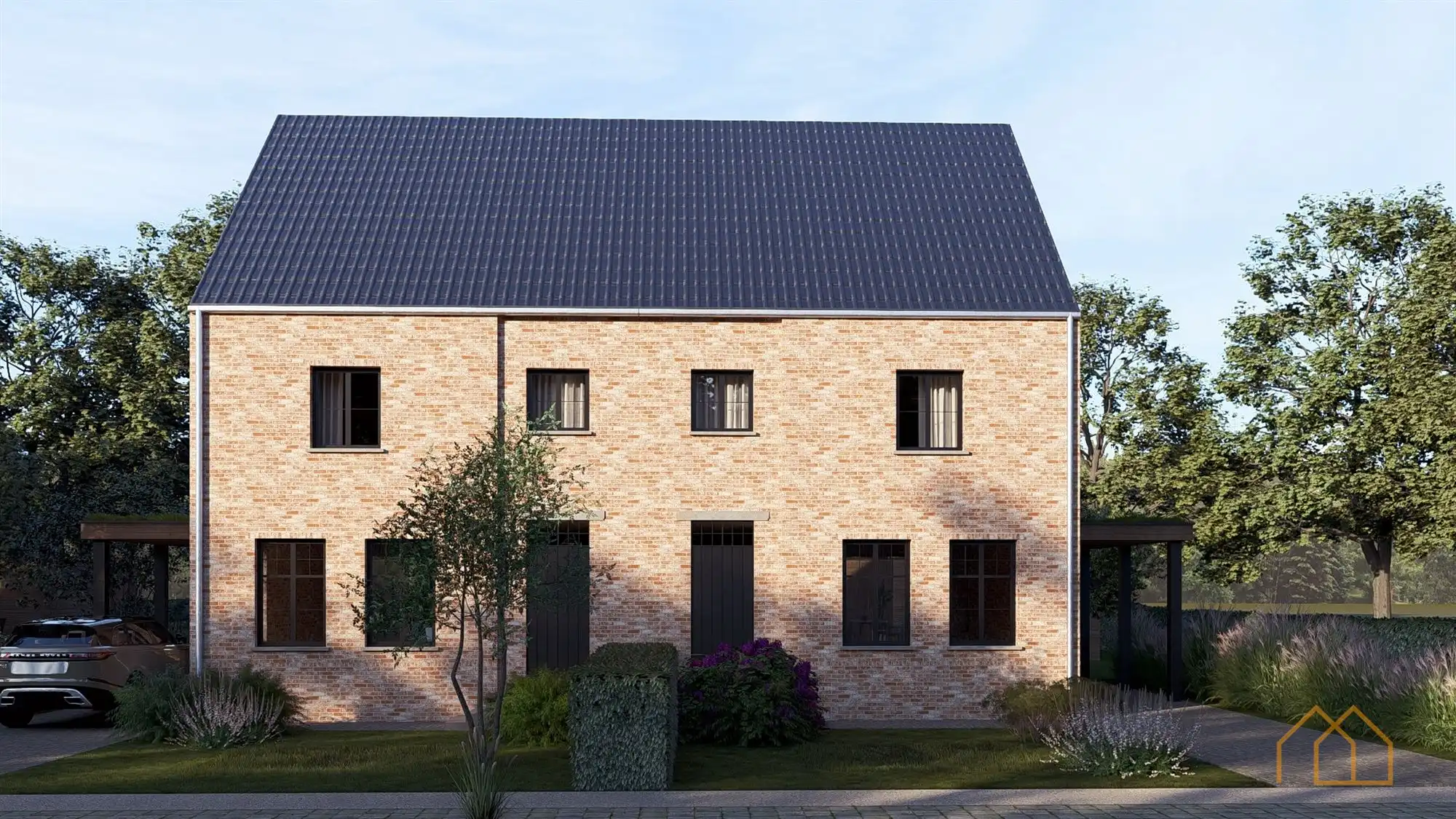 Nieuwbouw van 180m² met oprit en terras - 4slk mogelijk foto 12