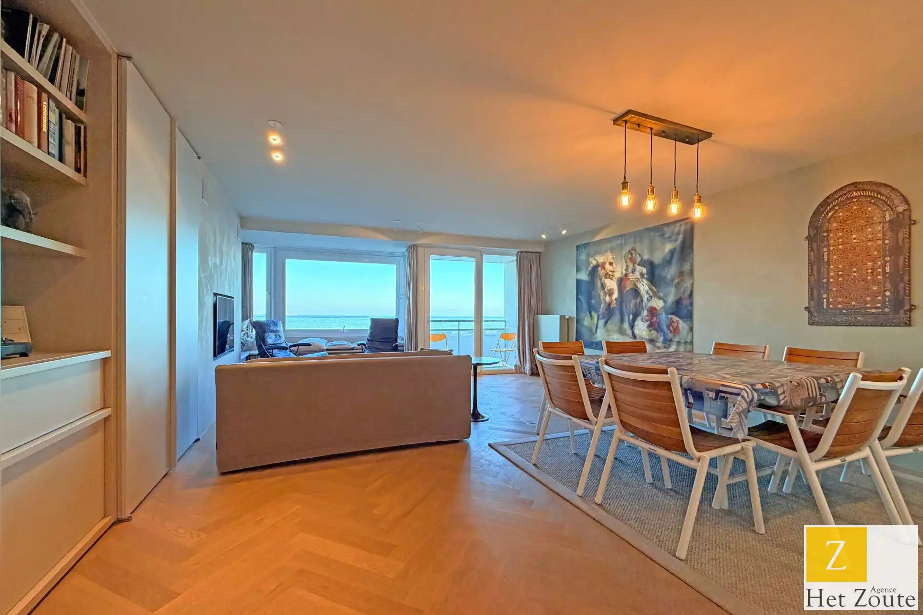 Appartement uitstekende staat -frontaal zeezicht-  Het Zoute foto 4