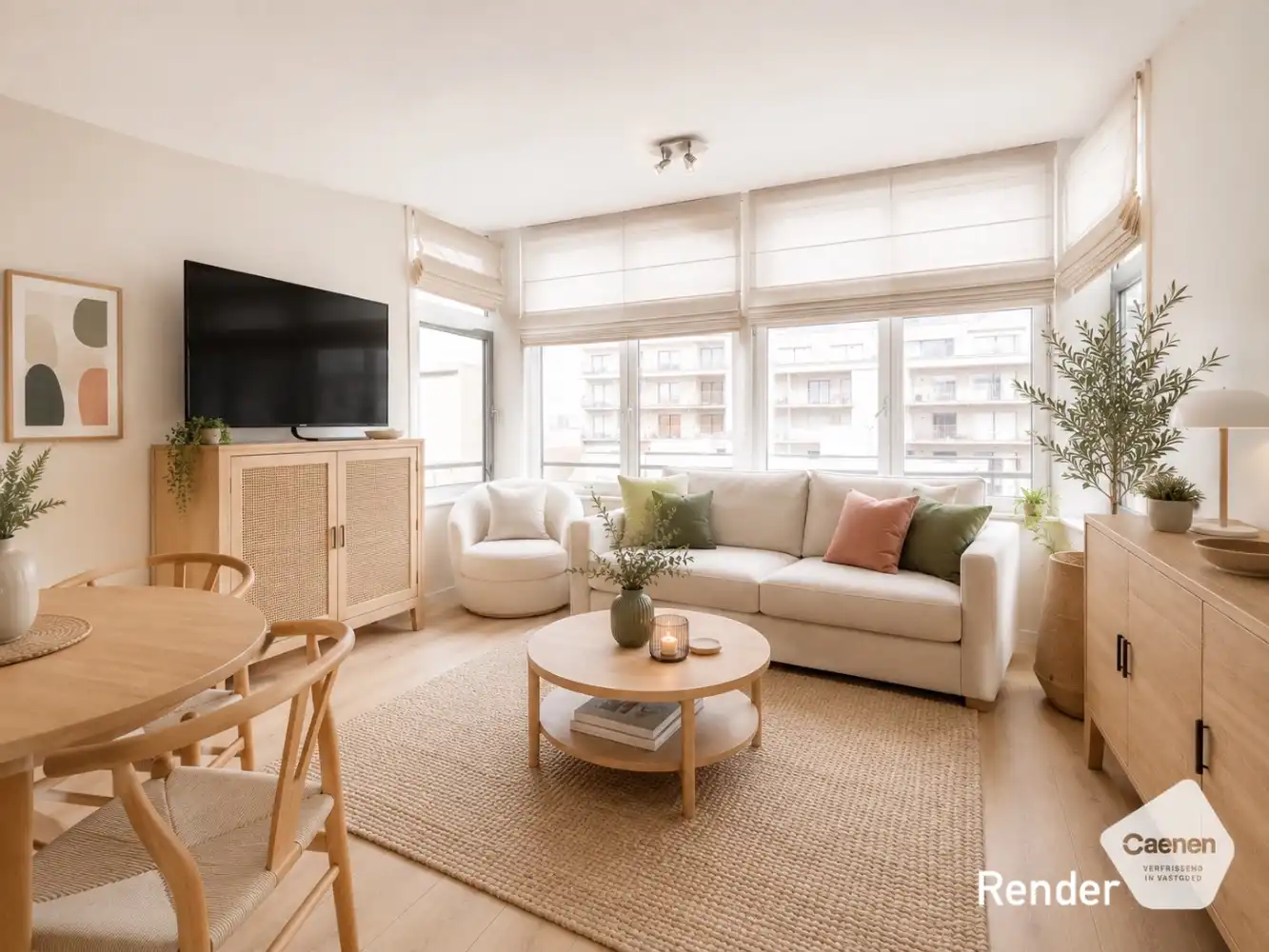 Centraal gelegen appartement met 1 slaapkamer + slaaphoek foto 2