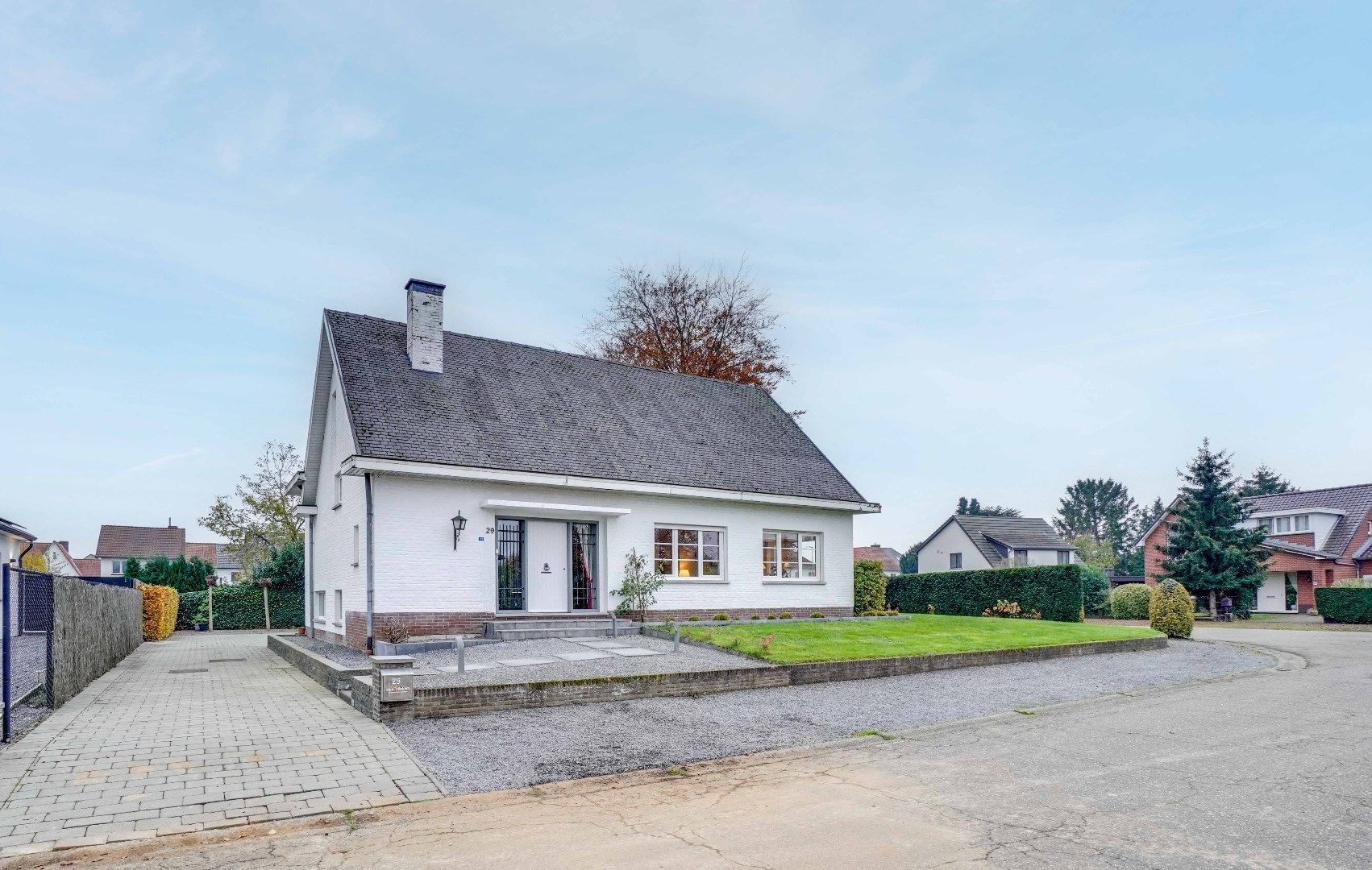 CHARMANT LANDHUIS MET 4 SLPKS OP EEN RUSTIGE LOCATIE TE REKEM ! foto 28