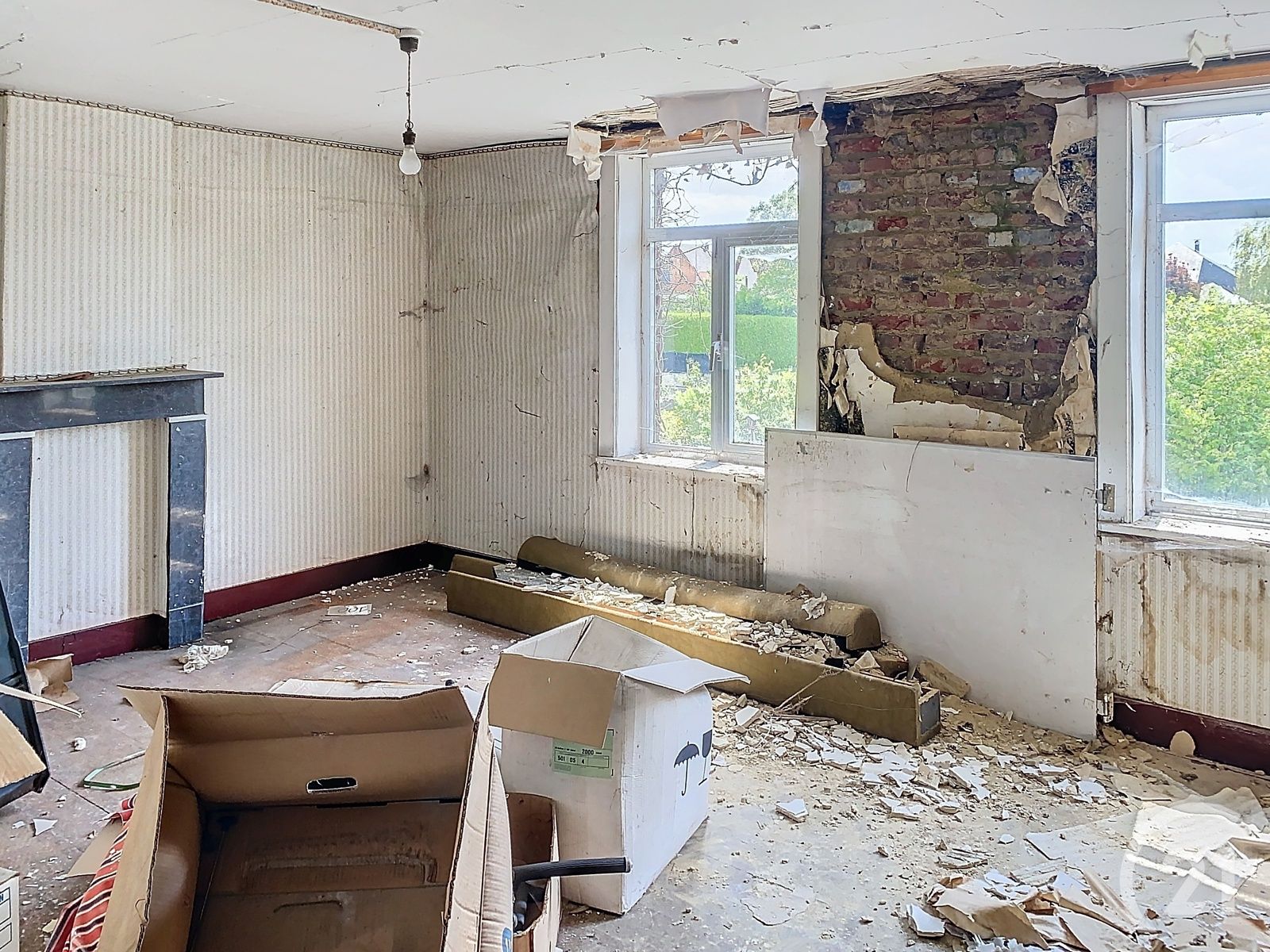 Achtergelegen te renoveren woning met loods in Schoonderbuken! foto 10