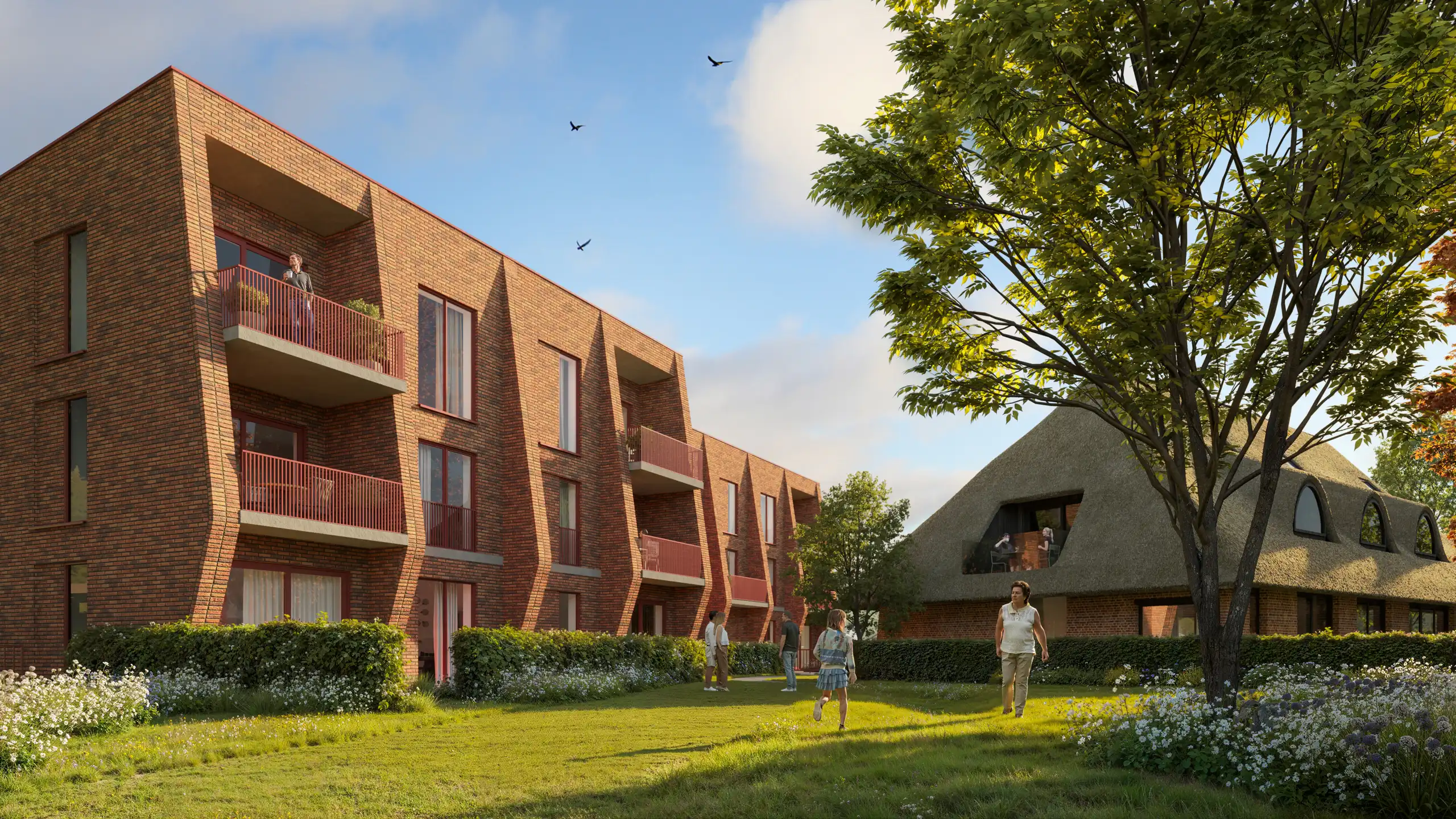 Nieuwbouwproject Nijlen: 12 appartementen. Opendeur zaterdag 9 mei. foto {{pictureIndex}}