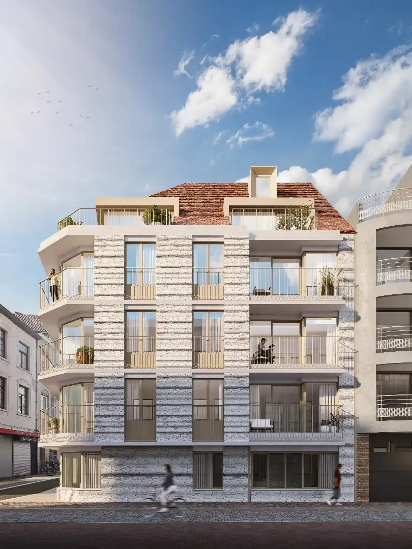 Modern DUPLEX-appartement in nieuwbouwresidentie “Antoine” – centraal gelegen in Heist foto 5